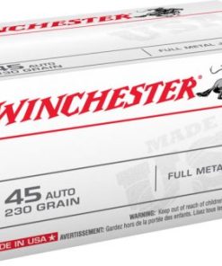 Winchester USA HANDGUN .45 ACP 230 grain Full Metal Jacket Brass Cased
